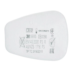 filtre p3r antipoussières, compatible tous masques anitigaz 3m. (prix unitaire - vendu par deux).