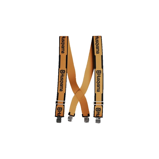 bretelles réglables à pinces métaliques husqvarna. origine 505618500.