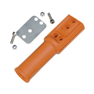 système de fixation rapide bahco breveté pour adapter les scies sur perches. vis en acier inoxydable.