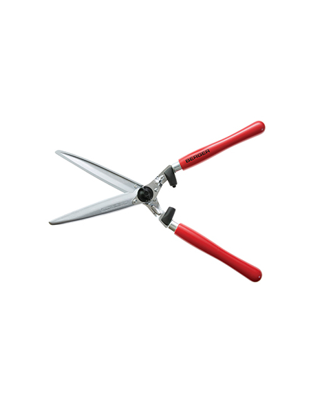 cisaille à haie berger - lames chromées droite avec évidoirs à sève. amortisseur de choc. longueur de coupe 235mm. -pl