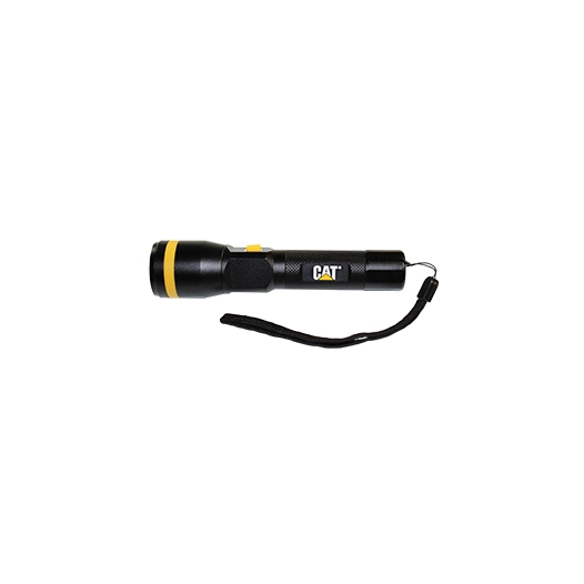 lampe torche cat à led 550 lum 3 positions, réglage de la focale et corps aluminium. rechargeable. -pl