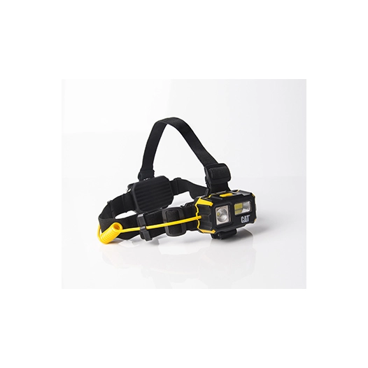 baladeuse et lampe torche frontale cat à led 170 lum (baladeuse) / 250 lum (lampe torche), 4 fonctions. livré avec 3 piles aaa.