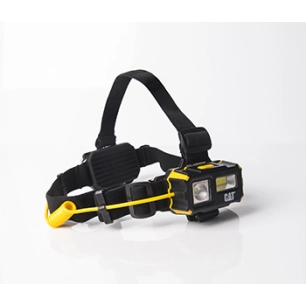 baladeuse et lampe torche frontale cat à led 170 lum (baladeuse) / 250 lum (lampe torche), 4 fonctions. livré avec 3 piles aaa.