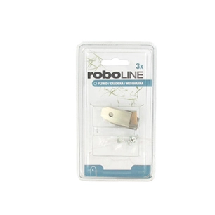 blister de 3 lames adaptable pour robots electrolux - husqvarna et gardena, electro. l: 36mm. remplace origine: 5351387-02, 5351