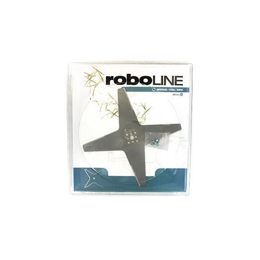 blister lame 4 dents plate adaptable pour robots ambrogio modèles l30, l75 (à partir de 2013), l85 et 4.0 - stiga modèles autocl