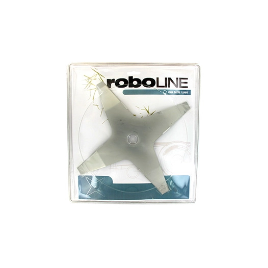 blister lame 4 dents adaptable pour robot john deere tango e5, sabo mowit 500f. remplace origine saa10747, saa11061, sau11842.