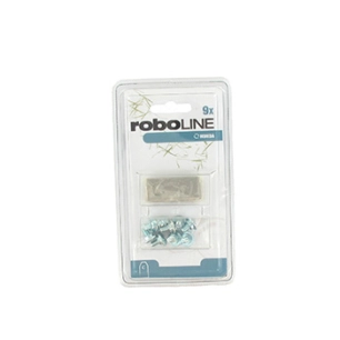 blister de 9 lames pour robots honda miimo 300, miimo 310, miimo 500, miimo 520, hrm300 et hrm500. remplace origine 06511-vp7-31