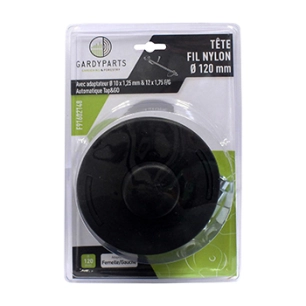 blister tête fil nylon semi-automatique tap-n-go pour machines de cylindrées 20 à 35cc.adaptable stihl, avec adaptateurs m10 x 1