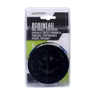 bobineau adaptable pour coupe bordure b&q modèles pwr400dgta, pwr550gt (2008) - carrefour/greencut 500w modèles gt300ch-3, gt300