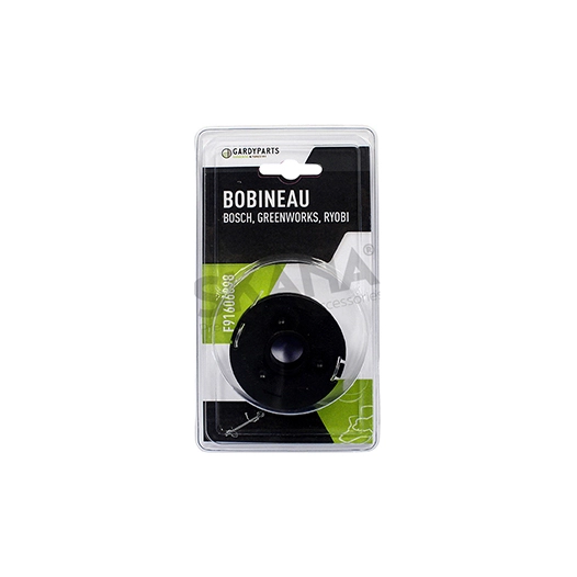bobineau adaptable pour coupe bordures bosch modèles: art23l, art26l. remplace origine: f016800385, 1619x08646 - greenworks modè