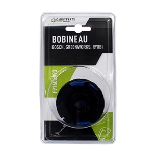 blister bobineau adaptable pour coupe bordures bosch modèle art2300 - greenworks modèles: 21062, 21602, 21222, 21132. remplace o