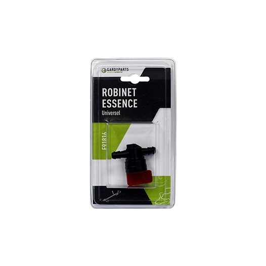 robinet à essence universel pour montage en ligne, pour tuyau de ø: 6,35mm. (sous coque)