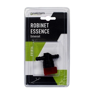 robinet à essence universel pour montage en ligne, pour tuyau de ø: 6,35mm. (sous coque)