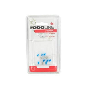 blister de 4 raccords de câble 2 connexions à sertir pour robot ambrogio / wiper. s'utilise avec notre gaine 240-1700. pour tout