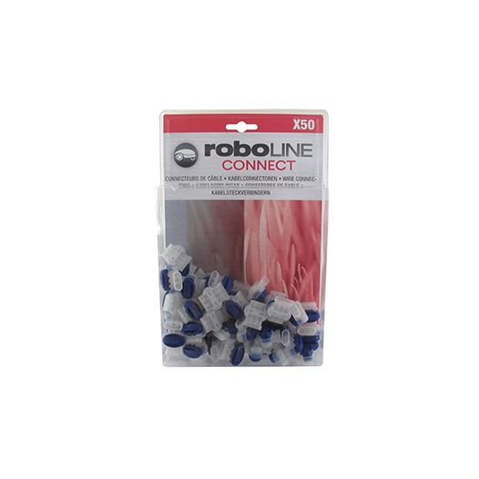 jeu de 50 connecteurs de câble autodénudant 3 connexions à sertir pour robot. pour câbles de section 0,5 et 1,5 mm² et d'un diam