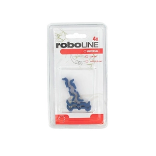 blister de 4 raccords de connexion câble/chargeur à sertir pour tondeuses robot. pour tout câble électrique de section 3,4mm².