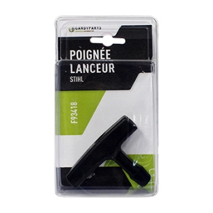 poignée de lanceur adaptable pour stihl. remplace origine: 1121-195-3400. (sous coque).