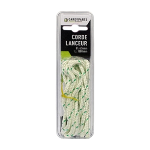 corde prédécoupée de 1,80m, ø: 4,5mm. (sous coque).