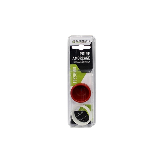 poire d'amorçage adaptable sur boîtier de filtre à air briggs et stratton 590584, 594281 pour moteurs 550, 450e, 500e, 550e séri