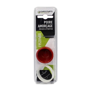 poire d'amorçage adaptable sur boîtier de filtre à air briggs et stratton 590584, 594281 pour moteurs 550, 450e, 500e, 550e séri