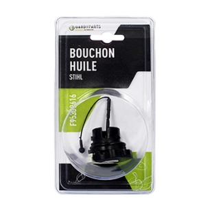 bouchon d'huile adaptable stihl. remplace origine 0000-350-0526, 0000-350-0537. sous blister.