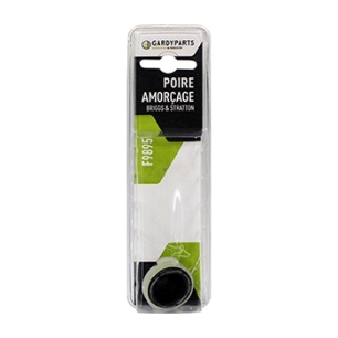 poire d'amorçage adaptable briggs & stratton, pour moteurs sprint, quattro 3,5, 3,75 & 4 ch. (sommet sans trou). remplace origin