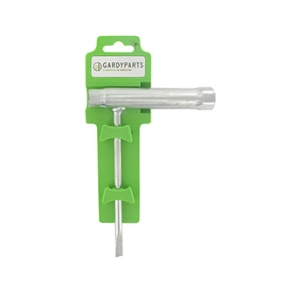 clé à bougie d'allumage à manche tournevis. dimensions: 11 x 16mm.