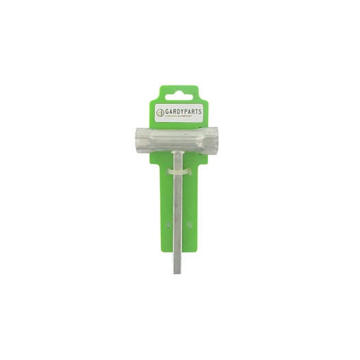 clé à bougie d'allumage avec carré vidange mâle de 9,5mm. dimensions: 19 x 21mm.