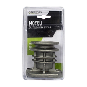 moyeu de lame tondeuse adaptable castelgarden - mac garda modèles ng464tr/tre/ng/ngl - 484/534tr/tre/td/tdl - 484/534tr/tre. rem