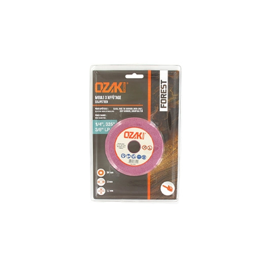 meule d'affûtage pour affuteuse nick the grinder, mini jolly, easy grinder, 9307812. ø: extérieur: 100mm, alésage: 22mm, ep: 3,2