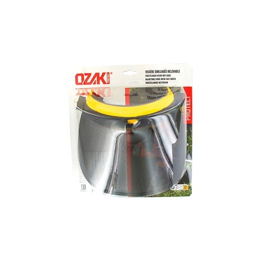 visière grillagée relevable ozaki premium. hauteur de visière: 190mm en1731 f.