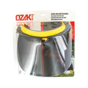 visière grillagée relevable ozaki premium. hauteur de visière: 190mm en1731 f.