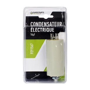 condensateur universel 16uf. (sous coque).