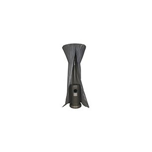 housse pour parasol chauffant polyester. 100% imperméable et protection anti-uv. gris ardoise. hxd: 220 x 85cm. avec lacet de fi