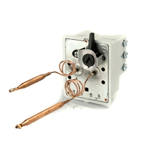 thermostat à régulation version bi-bulbes tripolaire type kbts, l de canne: 370mm.