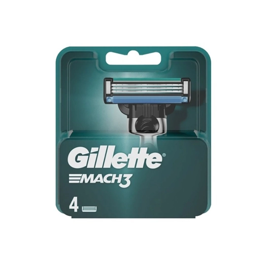gillette rec mach3 pack 4 lames de rechange