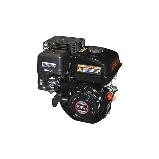 moteur loncin type g200f - 196cc 4 temps, ohv. monocylindre, refroidi par air. axe horizontal 19,05mm x 61,60mm. avec lanceur ma