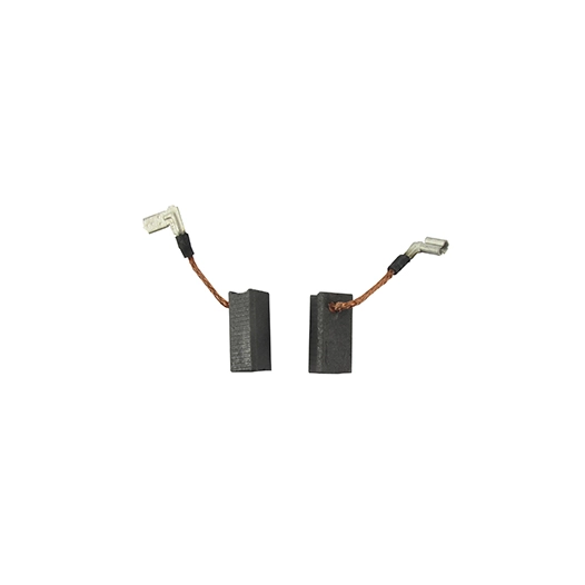 jeu de 2 charbons adaptable dewalt. dimensions 6,3 x 8 x 16,5 mm.