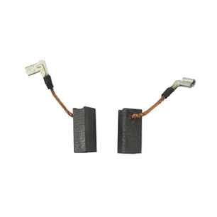 jeu de 2 charbons adaptable dewalt. dimensions 6,3 x 8 x 16,5 mm.