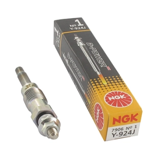 bougie d'allumage de préchauffage ngk y-924j adaptable pour générateurs lombardini. remplace origine y-902r.