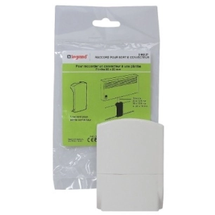 Système de plinthe 80 x 20 mm sabot sortie convecteur