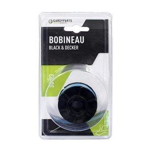 bobineau coupe bordure adaptable pour black & decker avec fil de ø: 1,6mm pour modèles d709, d809, d810, d823, d825, gl210, gl2