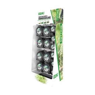 présentoir avec assortiment de fil ozaki helicoidal.