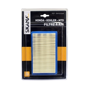 filtre à air adaptable pour moteurs honda - kohler - mtd. longueur : 146 mm largeur : 89 mm hauteur : 25 mm pour modèles honda :