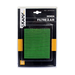 filtre à air adaptable pour moteurs honda. longueur : 131 mm largeur : 114 mm hauteur : 23 mm pour modèles gc135, gcv135, gc160
