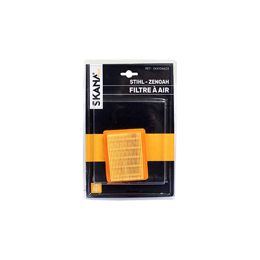 filtre à air adaptable pour débroussailleuses à dos stihl - zenoah. longueur : 88 mm largeur : 70 mm hauteur : 25 mm pour modèle