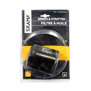 filtre à huile adaptable pour moteurs briggs & stratton - kohler (27 microns) hauteur : 88 mm ø extérieur : 76 mm ø intérieur :