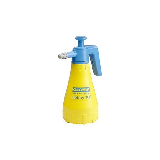 pulvérisateur à main gloria modèle hobby 100, buse réglable, réservoir polyéthylène. d'une capacité de 1 litre pour une pression