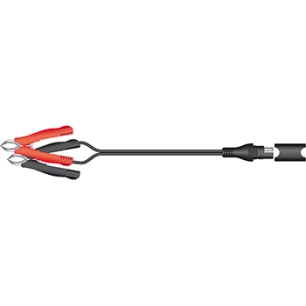 raccord pour chargeur tecmate connexiions sae/pinces crocodile, 10a max, l: 0,5m. remplace xtesae74.