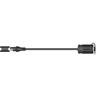 raccord pour chargeur tecmate connexions sae/prise 12v étanche, 10a max, l: 0,5m. remplace xtesae76.